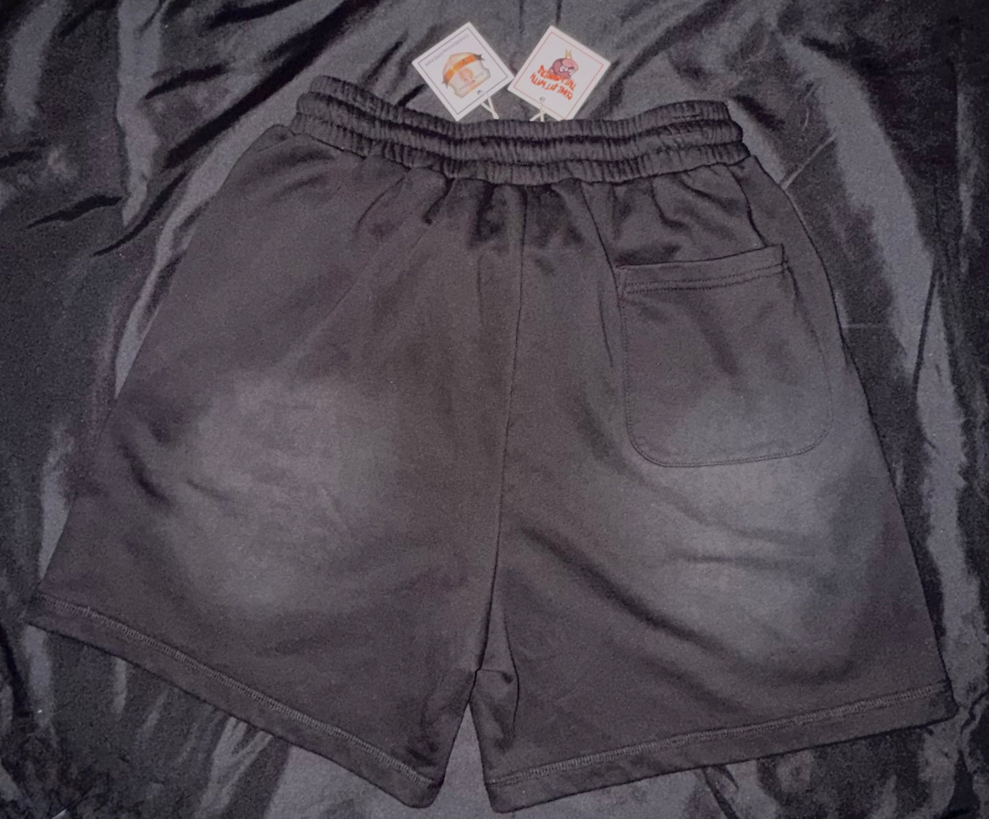 🏆THE WINNING TEAM🏆 black/maize designer sweatshorts