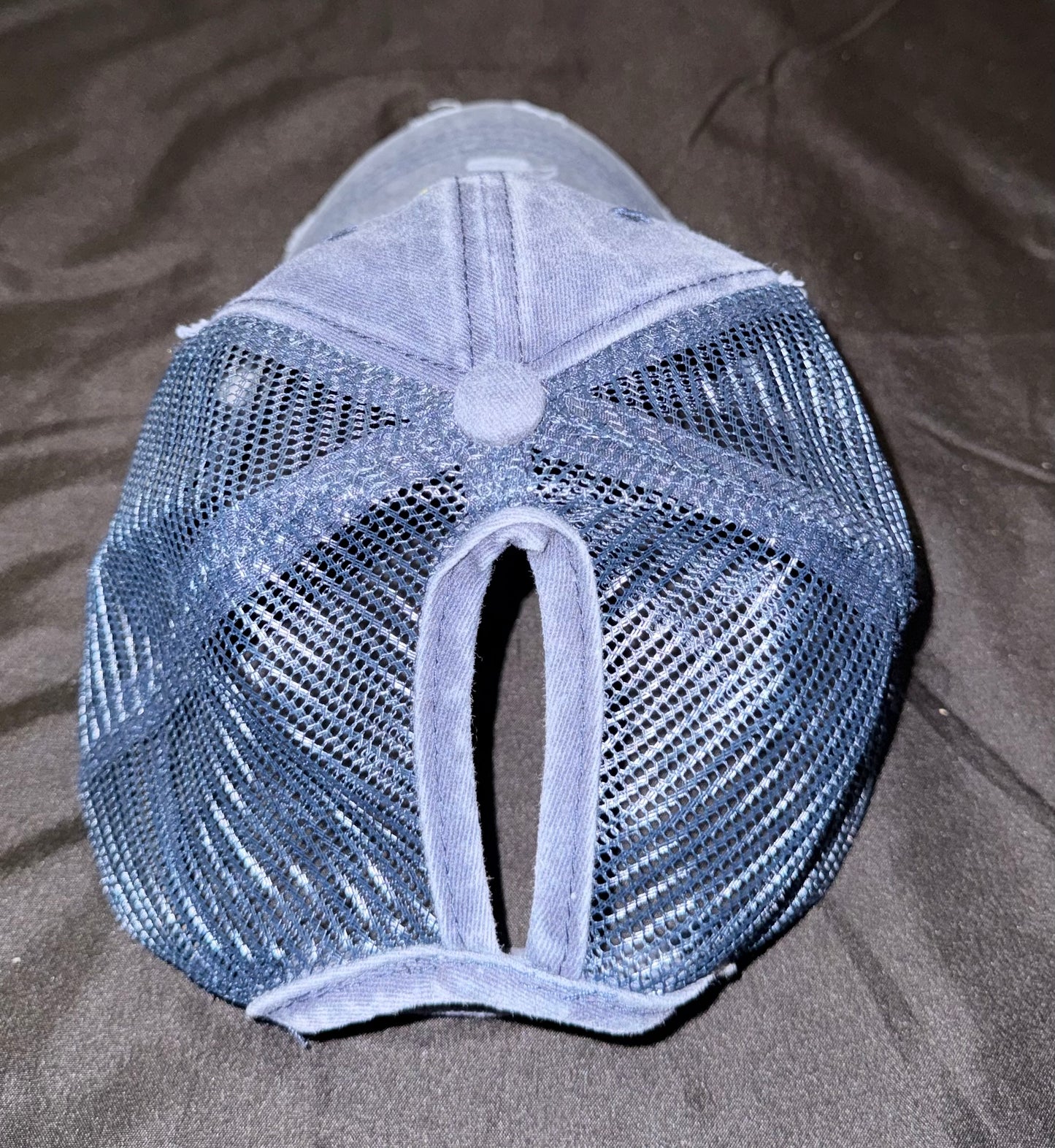 🏆THE WINNING TEAM🏆 navy/maize designer trucker hat