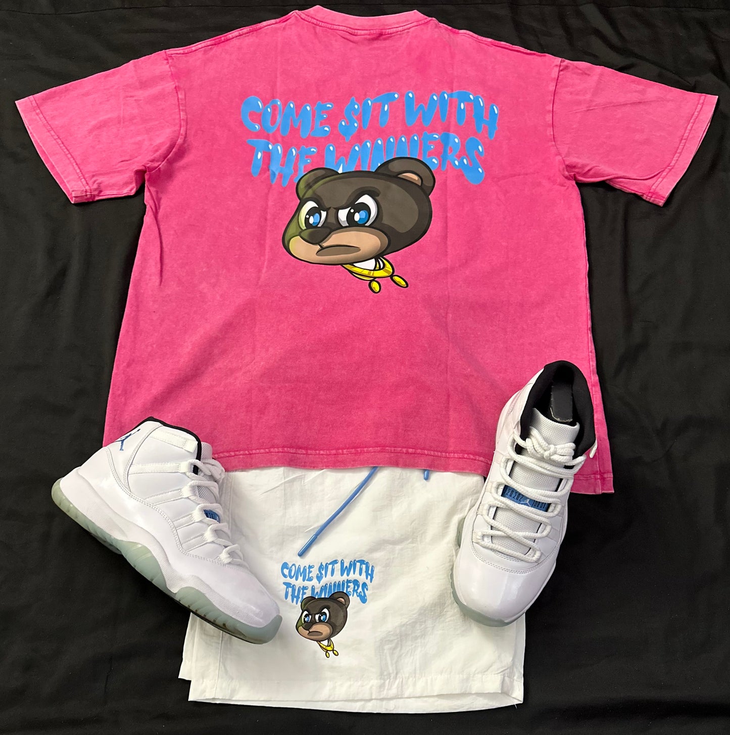 🏆 Winning Team Couture lineup super soft and comfortable stone wash T.