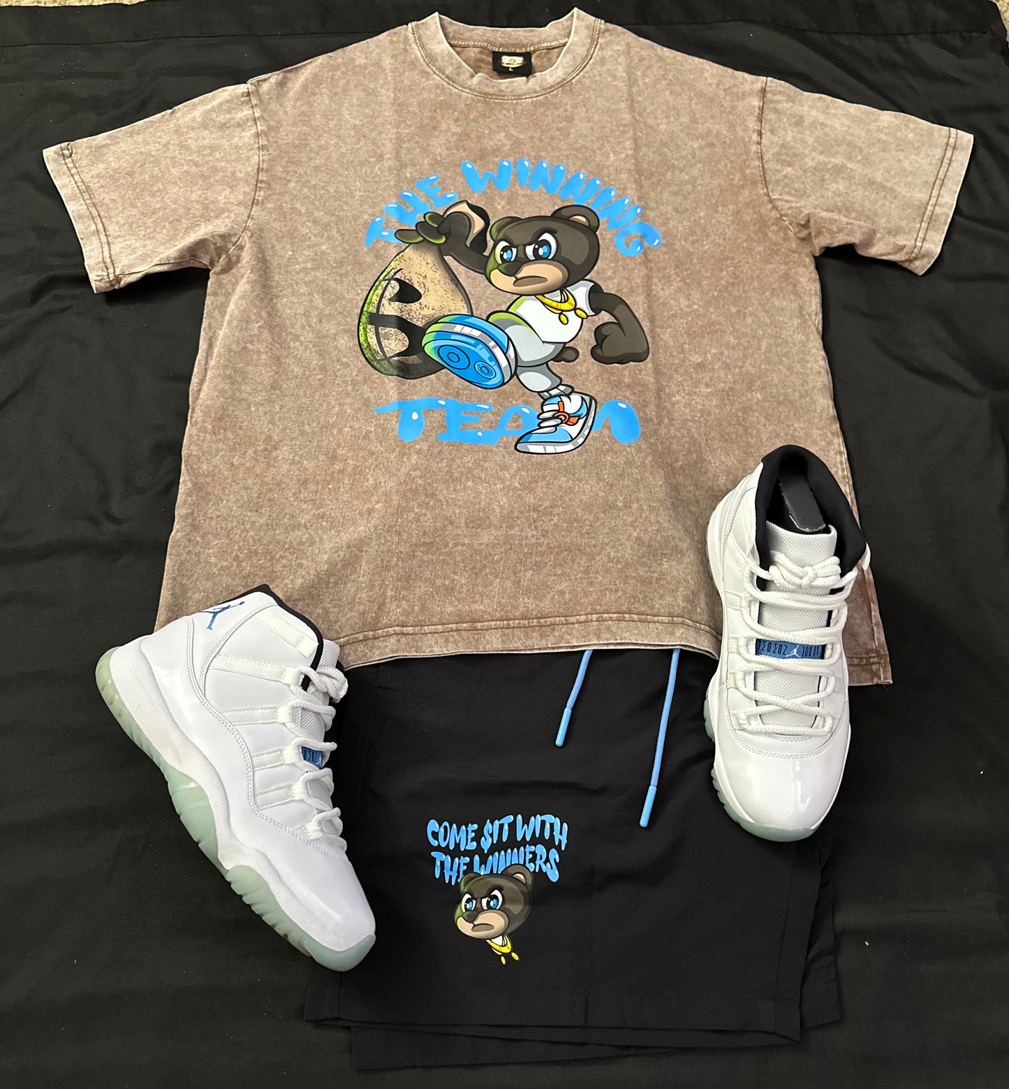 🏆 Winning Team Couture lineup super soft and comfortable stone wash T.