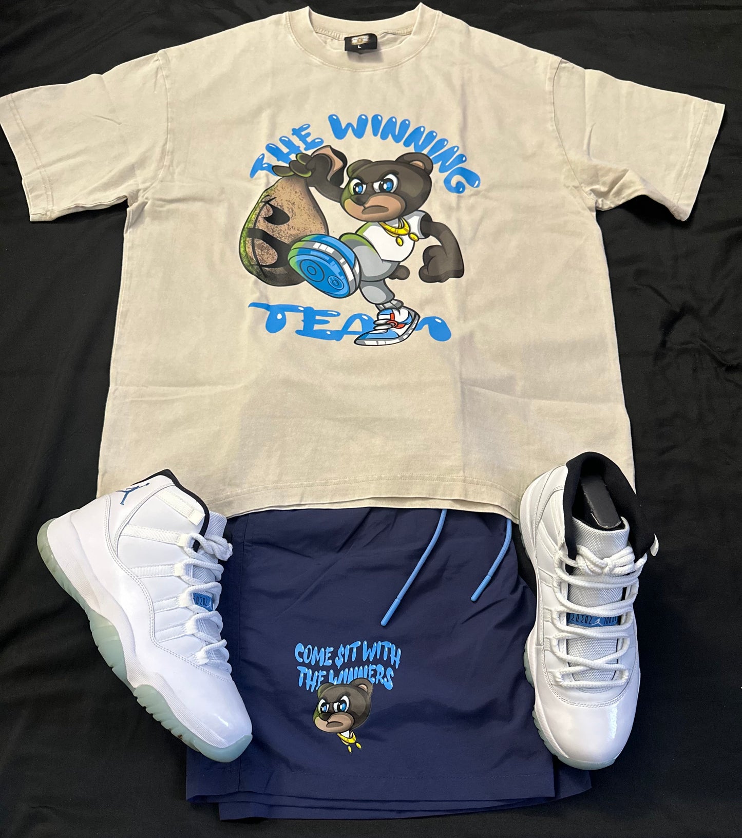 🏆 Winning Team Couture lineup super soft and comfortable stone wash T.