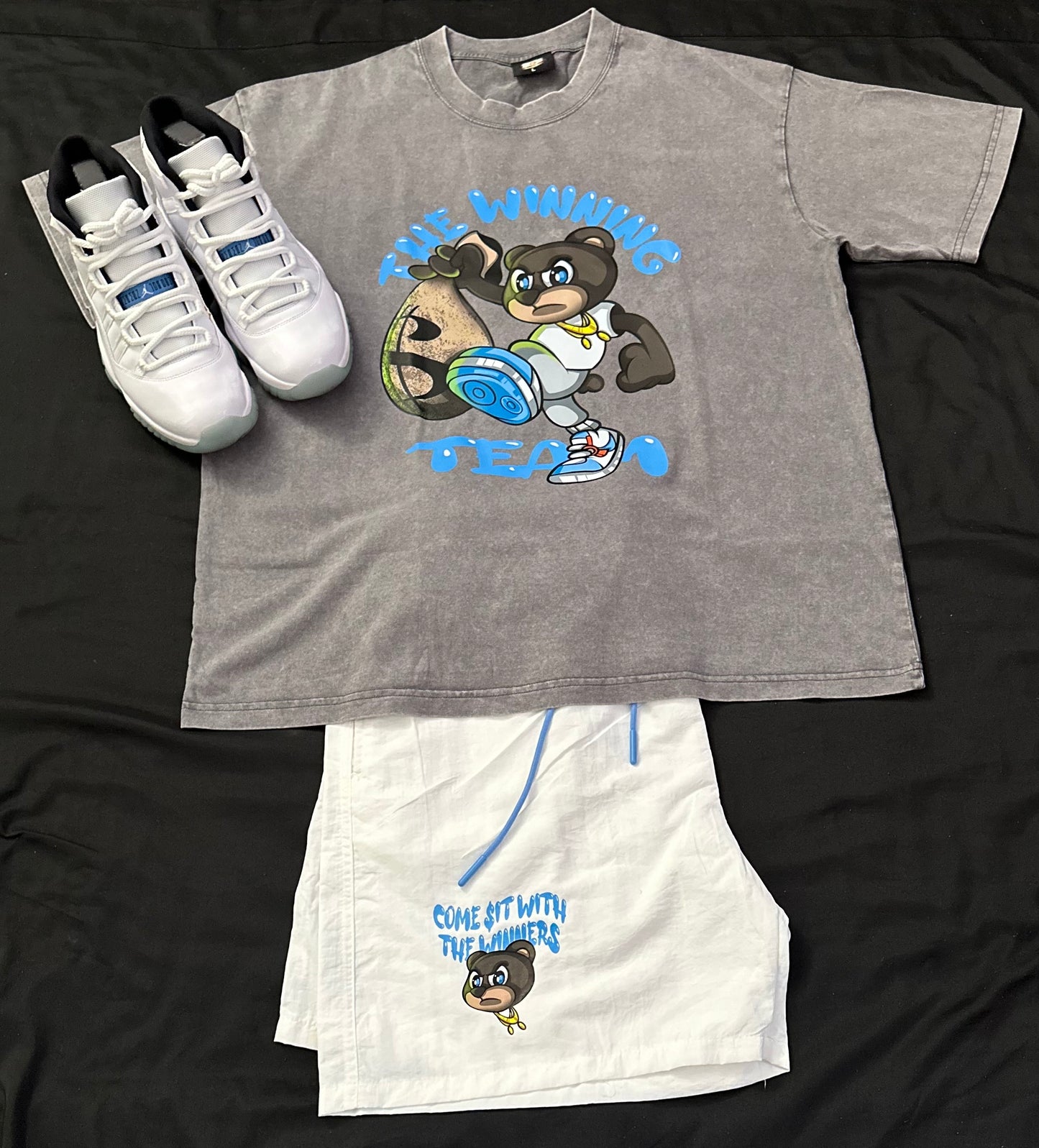 Winning Team Couture lineup (hoochie daddy) shorts.