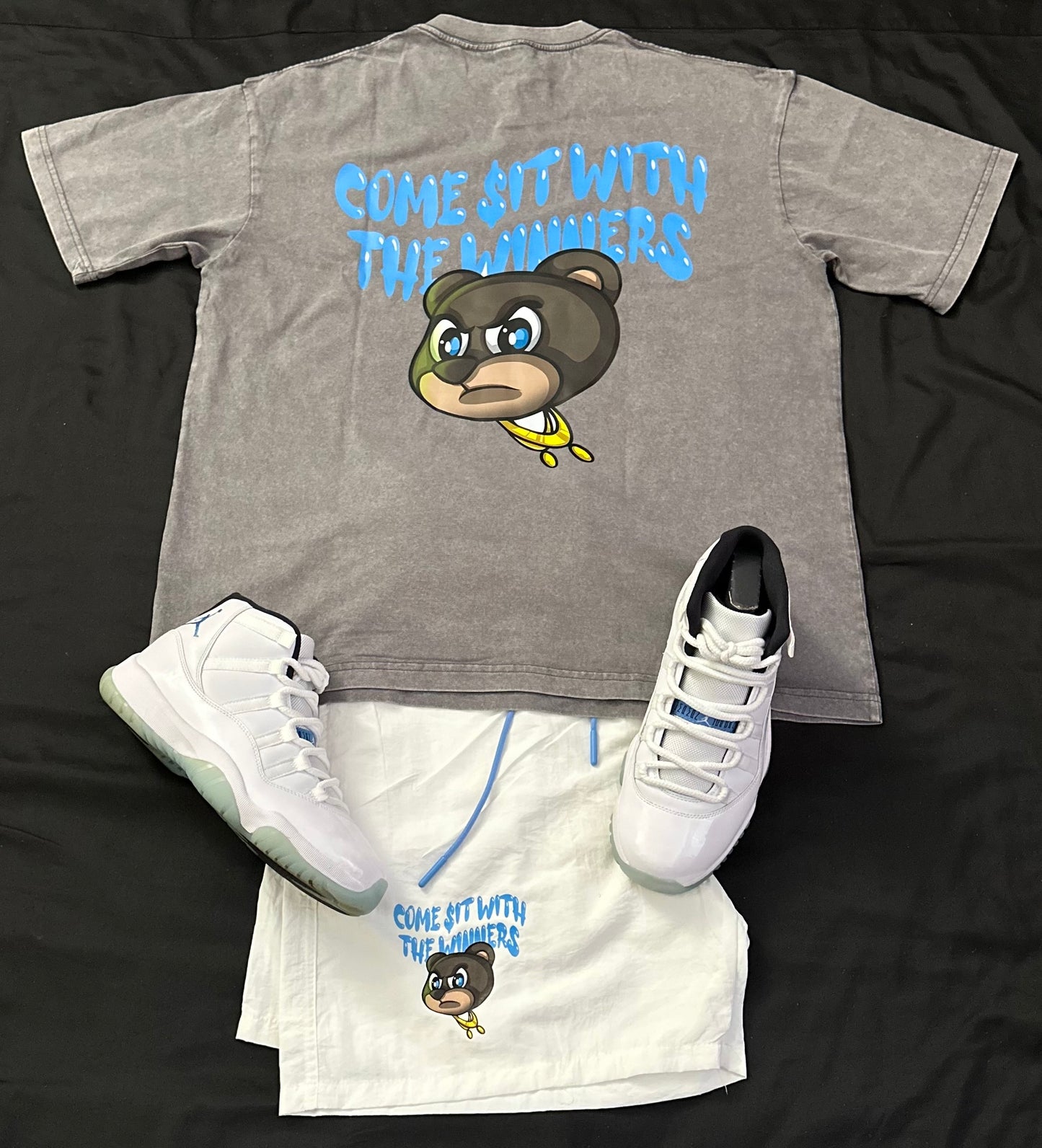 Winning Team Couture lineup (hoochie daddy) shorts.