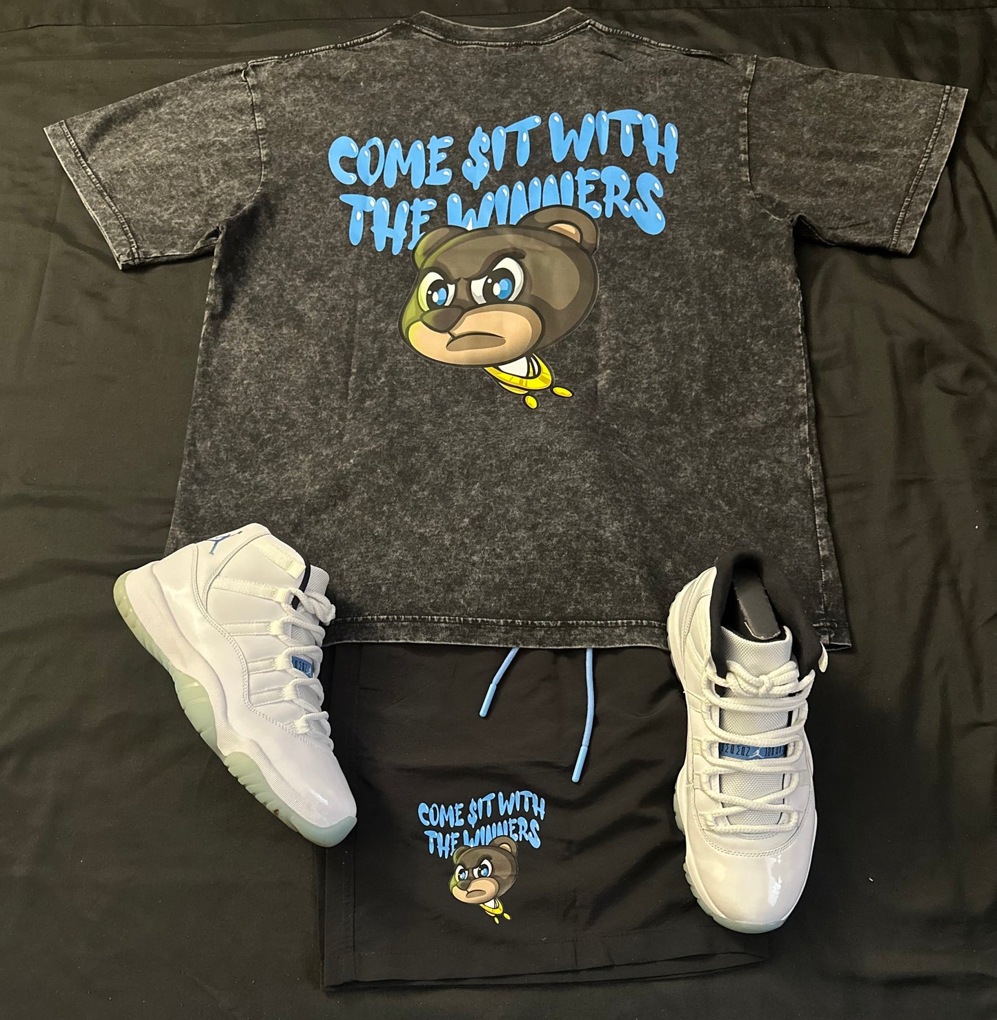 🏆 Winning Team Couture lineup super soft and comfortable stone wash T.
