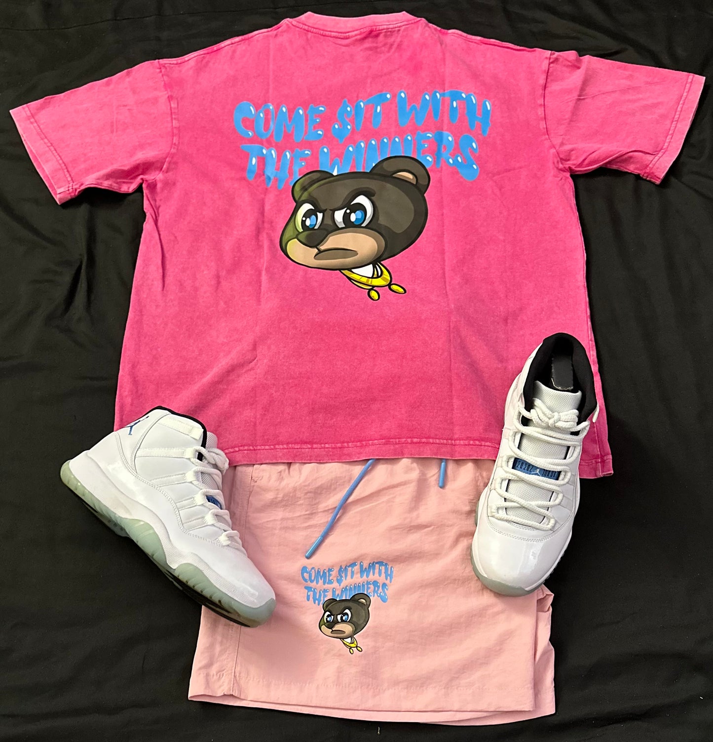 Winning Team Couture lineup (hoochie daddy) shorts.