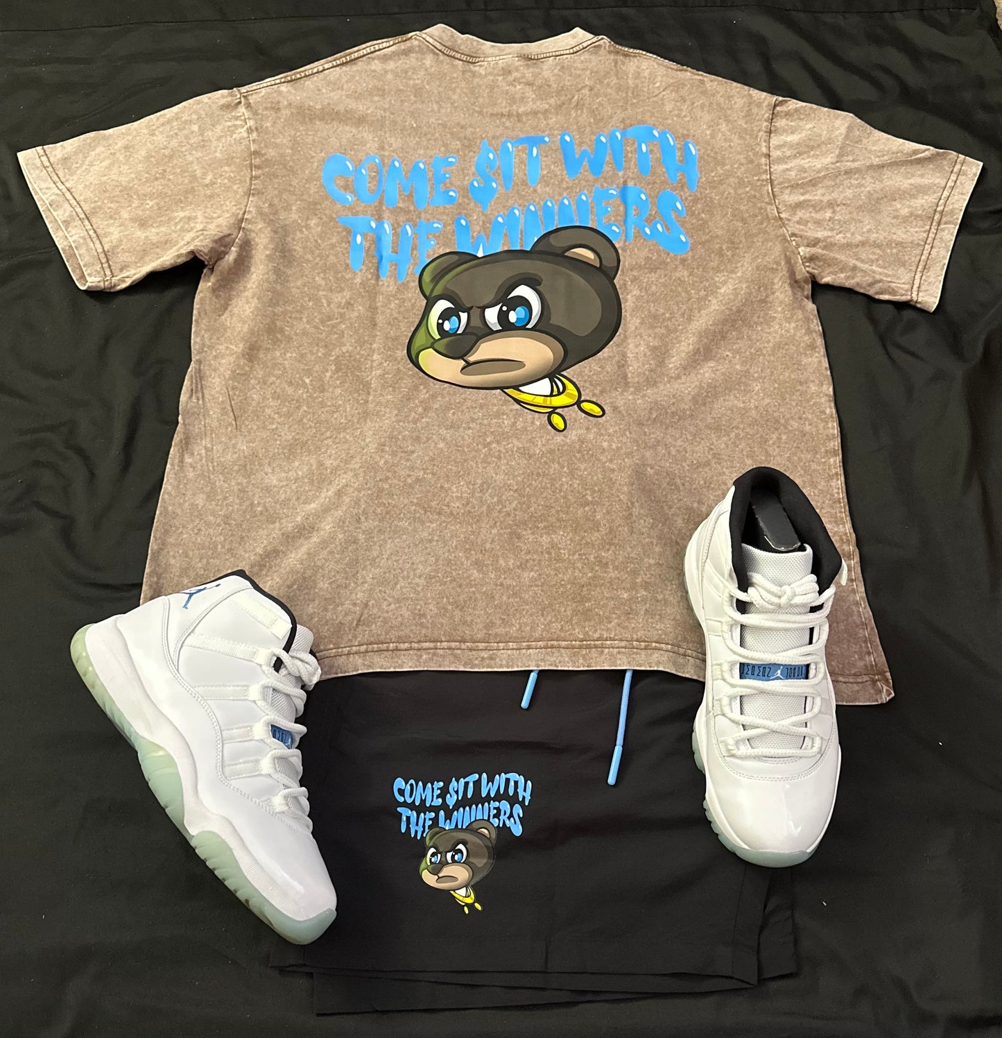 🏆 Winning Team Couture lineup super soft and comfortable stone wash T.