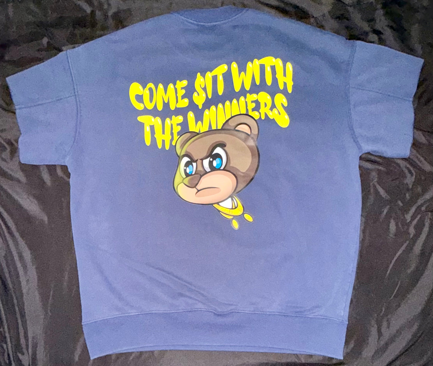 🏆THE WINNING TEAM🏆 navy/maize designers sweatshirt.