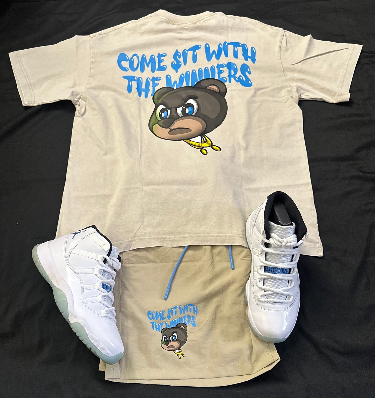 Winning Team Couture lineup (hoochie daddy) shorts.