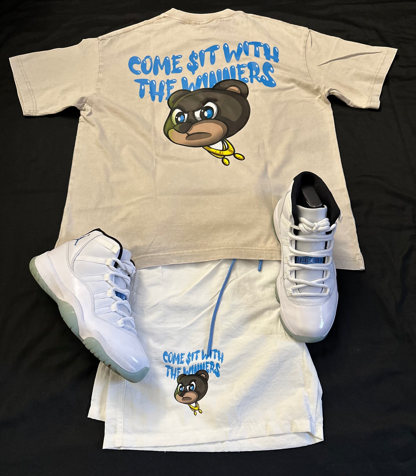 🏆 Winning Team Couture lineup super soft and comfortable stone wash T.