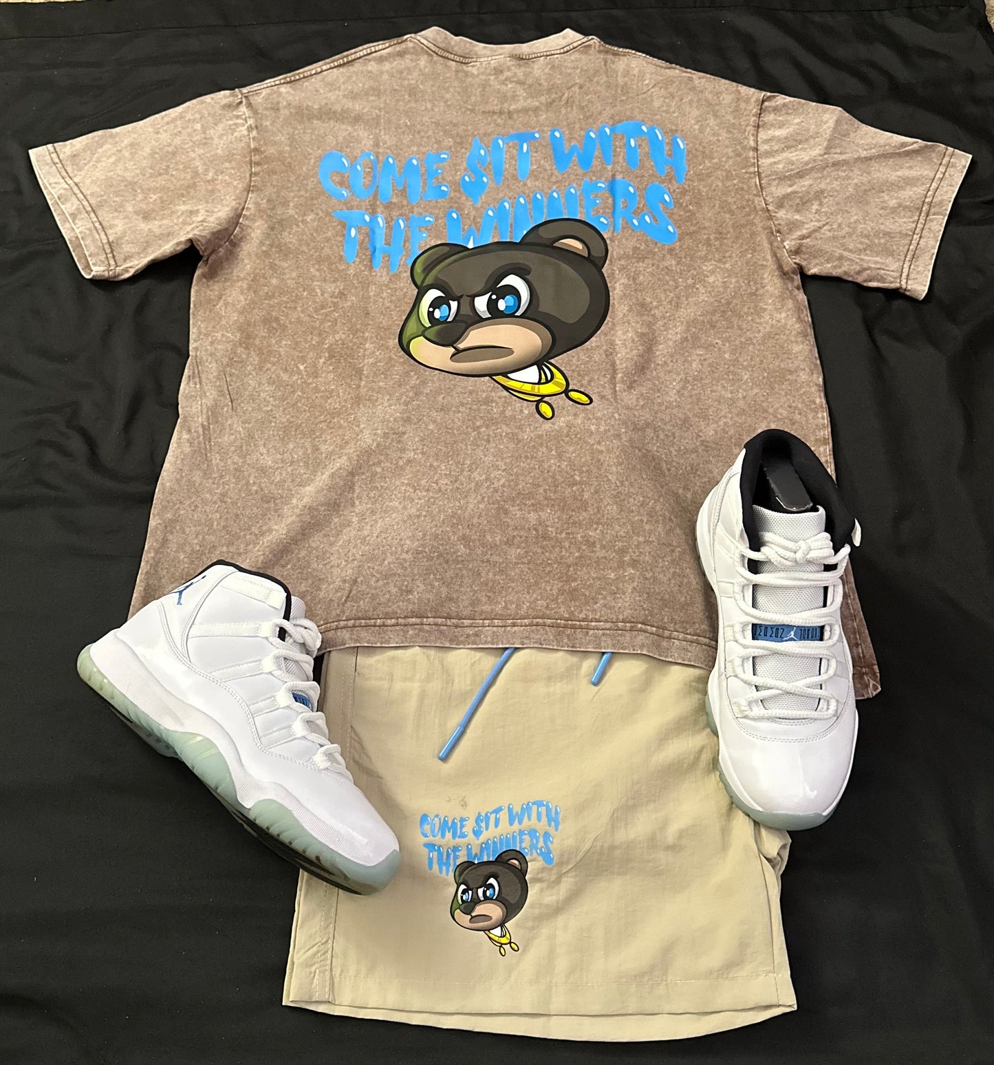 🏆 Winning Team Couture lineup super soft and comfortable stone wash T.