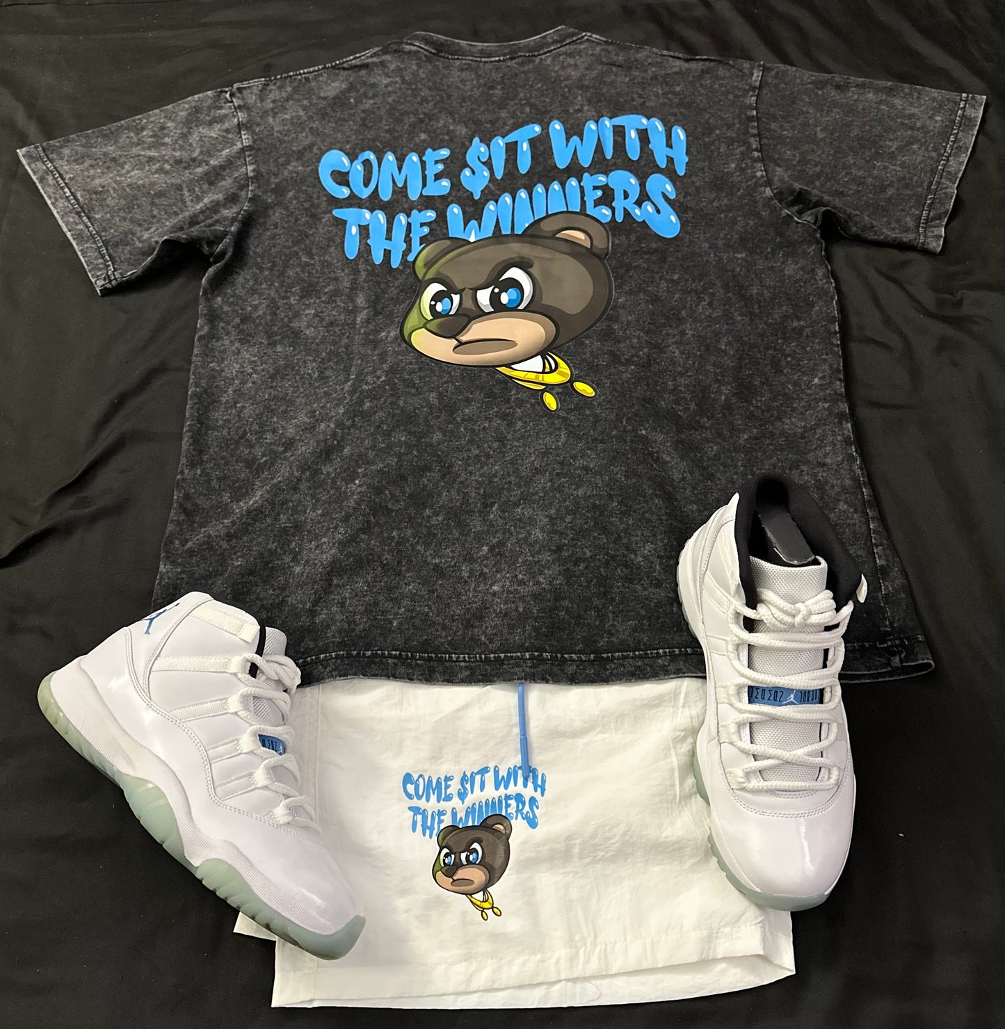 🏆 Winning Team Couture lineup super soft and comfortable stone wash T.