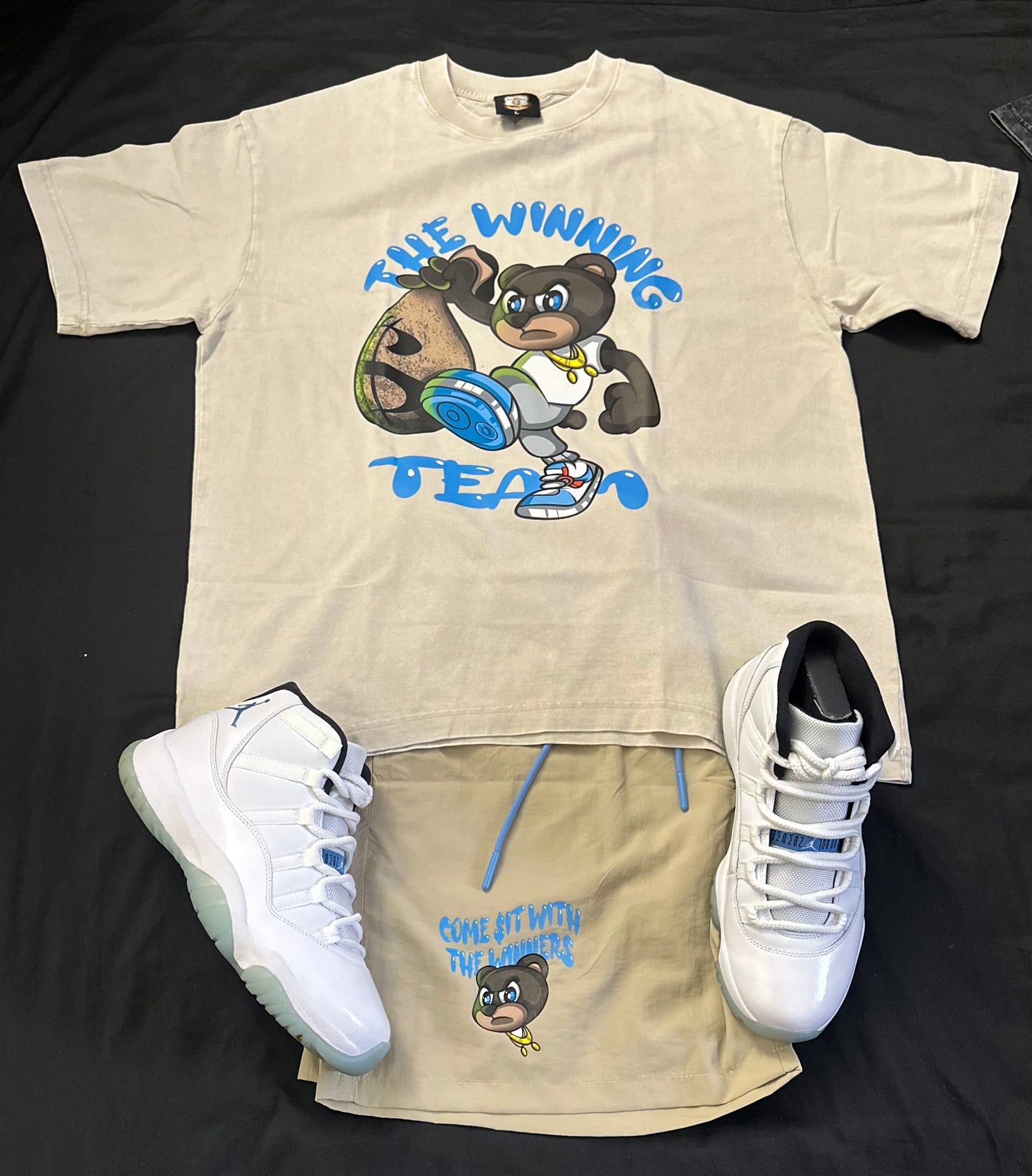 Winning Team Couture lineup (hoochie daddy) shorts.