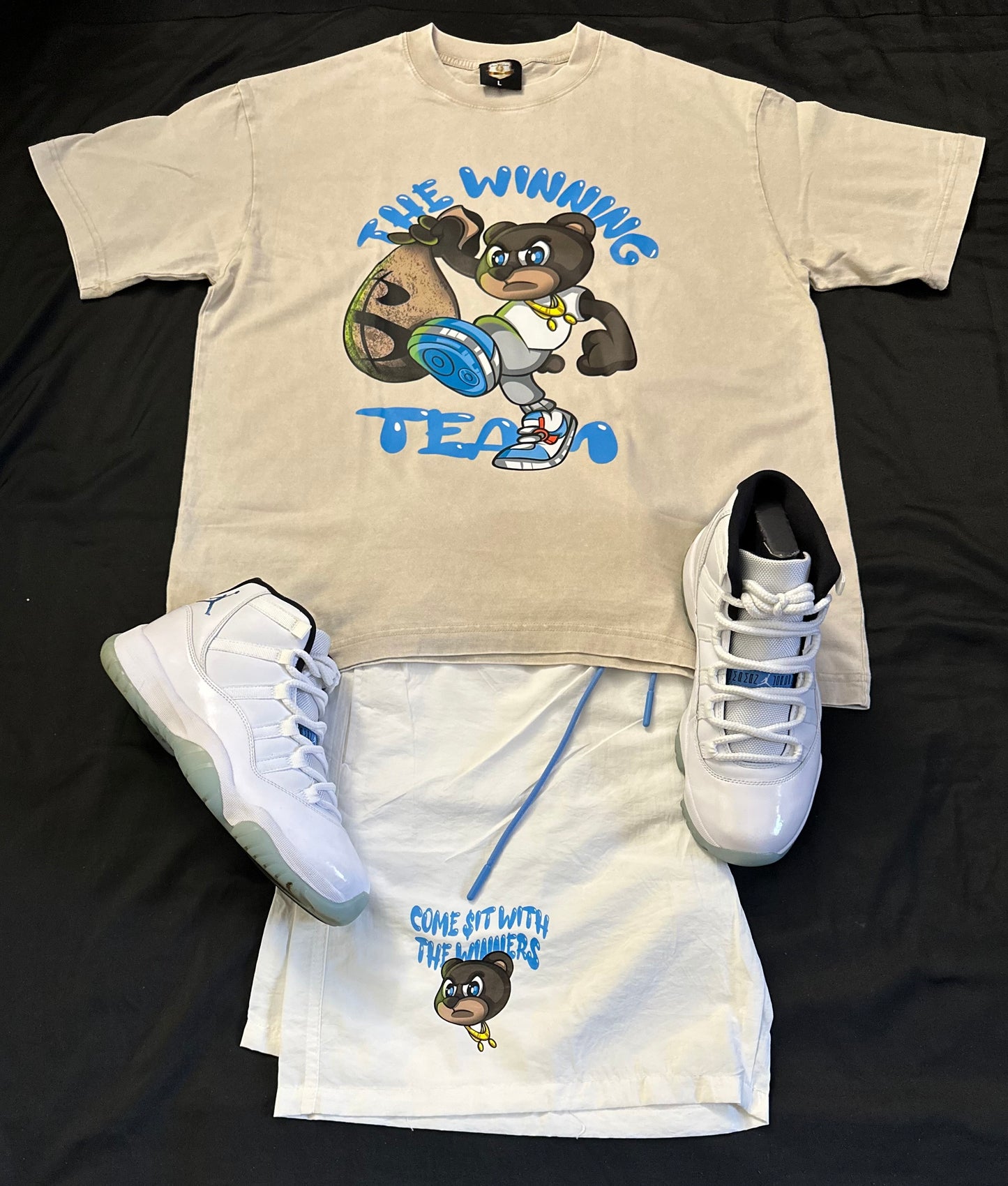 🏆 Winning Team Couture lineup super soft and comfortable stone wash T.