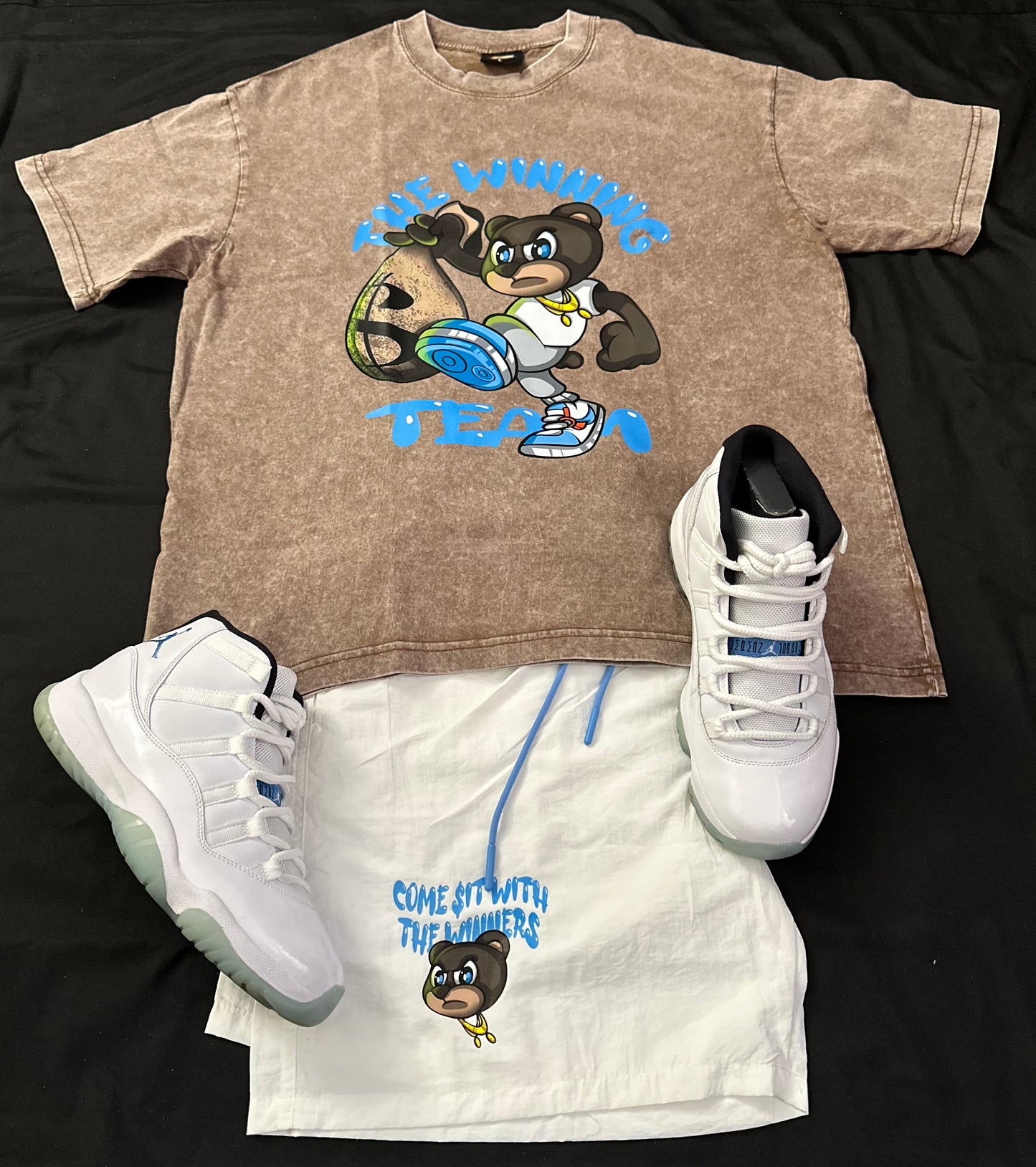 🏆 Winning Team Couture lineup super soft and comfortable stone wash T.