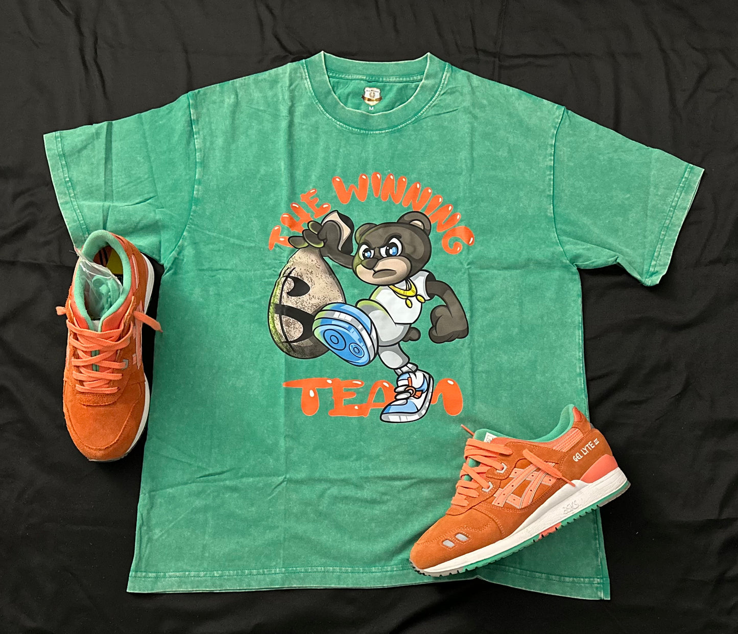 🏆 Winning Team Couture lineup super soft and comfortable stone wash T.